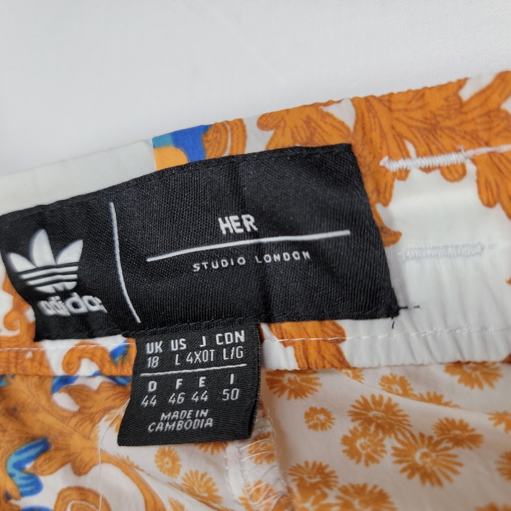 adidas Originals X HER Studio London Floral Track Jogger Pants L - Picture 6 of 13